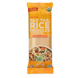 Lotus Foods Organic Brown Rice Pad Thai Noodles - Asian Style Noodles for Stir Fry, Gluten Free, Vegan, Whole Grain, Non GMO, Serve Hot or Cold - 8 Oz