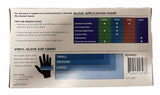 Sunset - Smooth Touch Vinyl Gloves with Powder, Size Medium - 100 ct