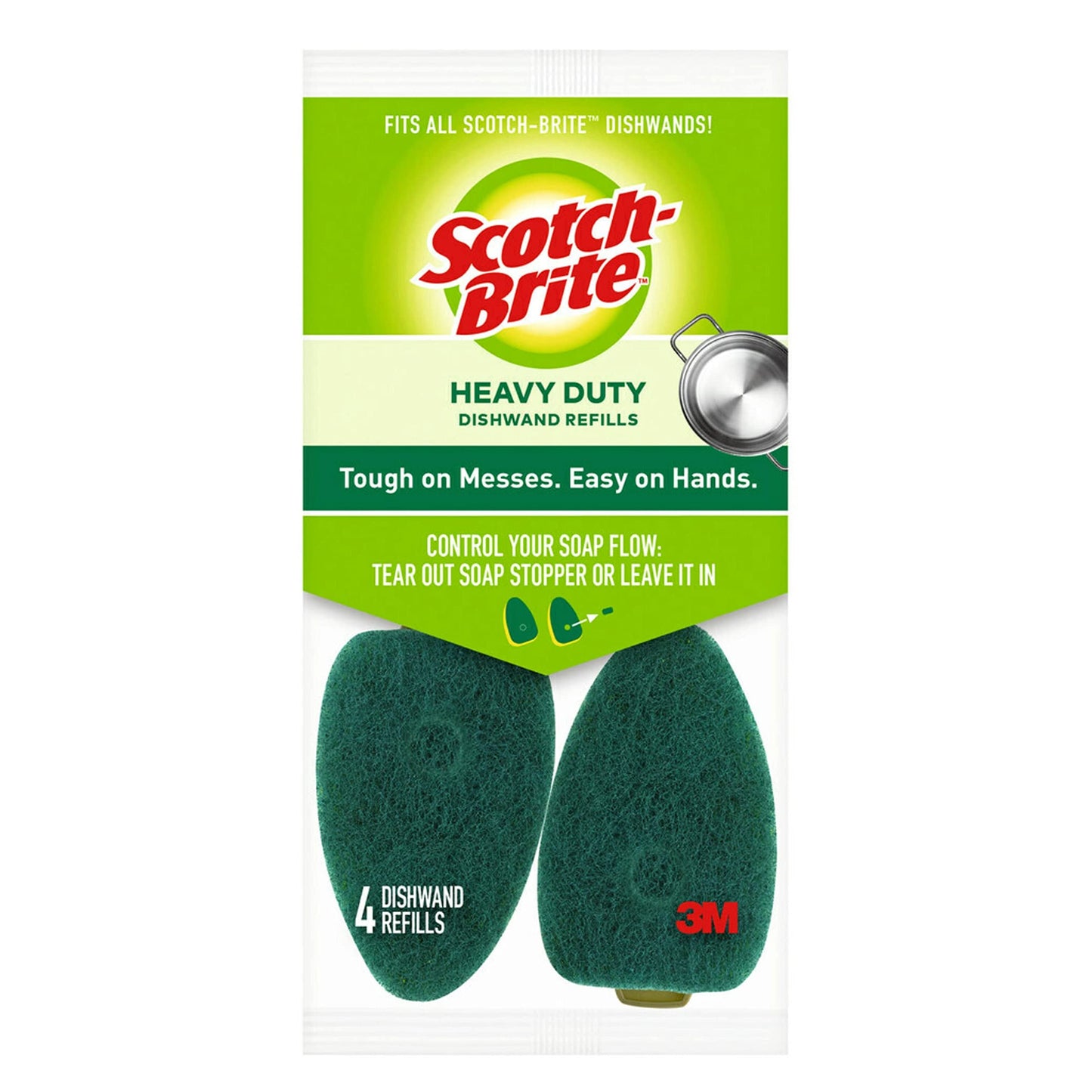Scotch-Brite Heavy Duty Dishwand Refill, Multi