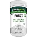SimpleNature All Natural Borax Powder - 2 lbs - Multipurpose Cleaner, Laundry Detergent Booster & Deodorizer