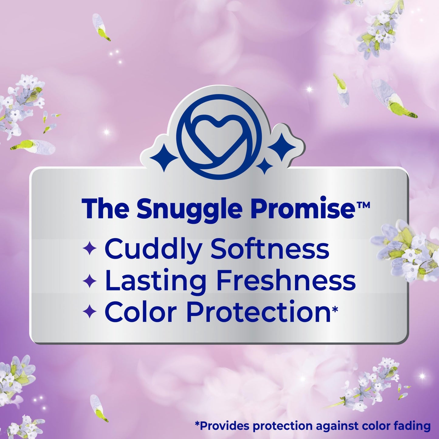 Snuggle Fabric Softener Liquid, Ultra Concentrated, 80 Oz, 188 Medium Loads, Lavender Breeze Fabric Conditioner, Long-Lasting Scent, Softens, Reduces