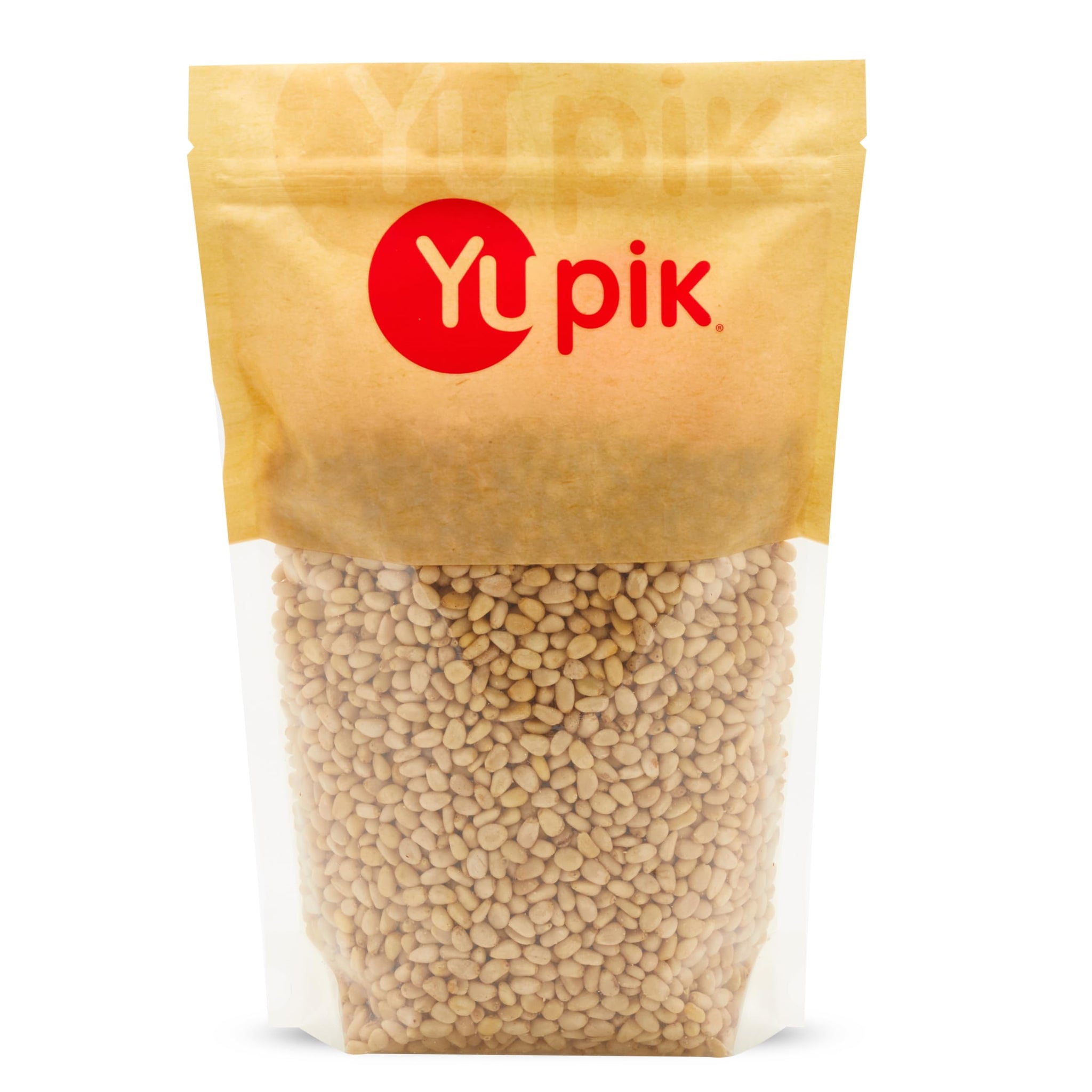 Yupik Pine Nuts, 2.2 lb (35.2 oz), Raw, Gluten-Free, Kosher, Raw Nuts, Smooth & Creamy Pine Kernels, Shelled, Unsalted, Unroasted, Oil-Free, Source