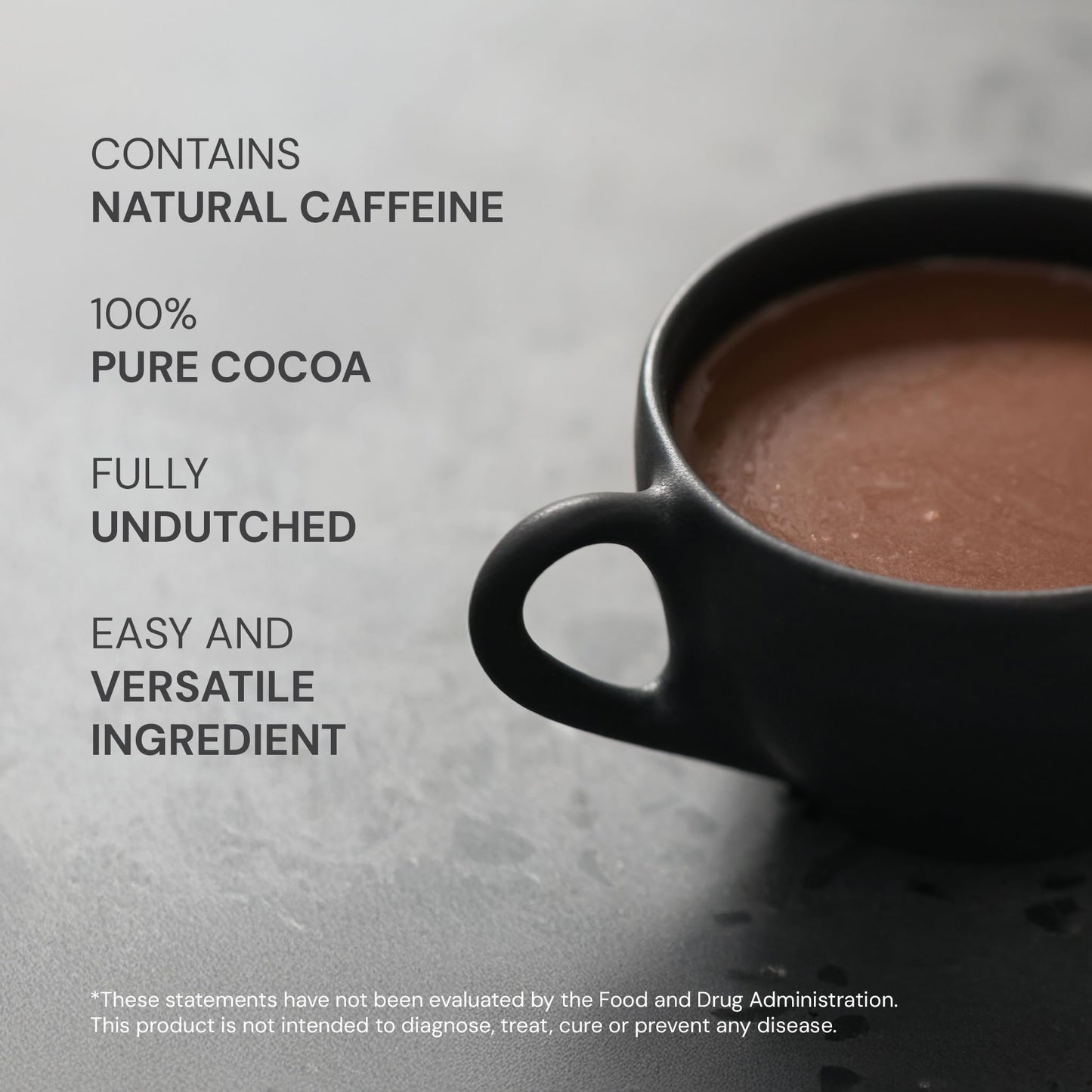 Blueprint Bryan Johnson Non Dairy Cocoa Powder - Elite Level Flavanols - 100% Pure Cocoa - Low Fat Unsweetened Cocoa - Undutched - Keto Friendly - Great for Baking, Cooking & Smoothies - 12oz Bag
