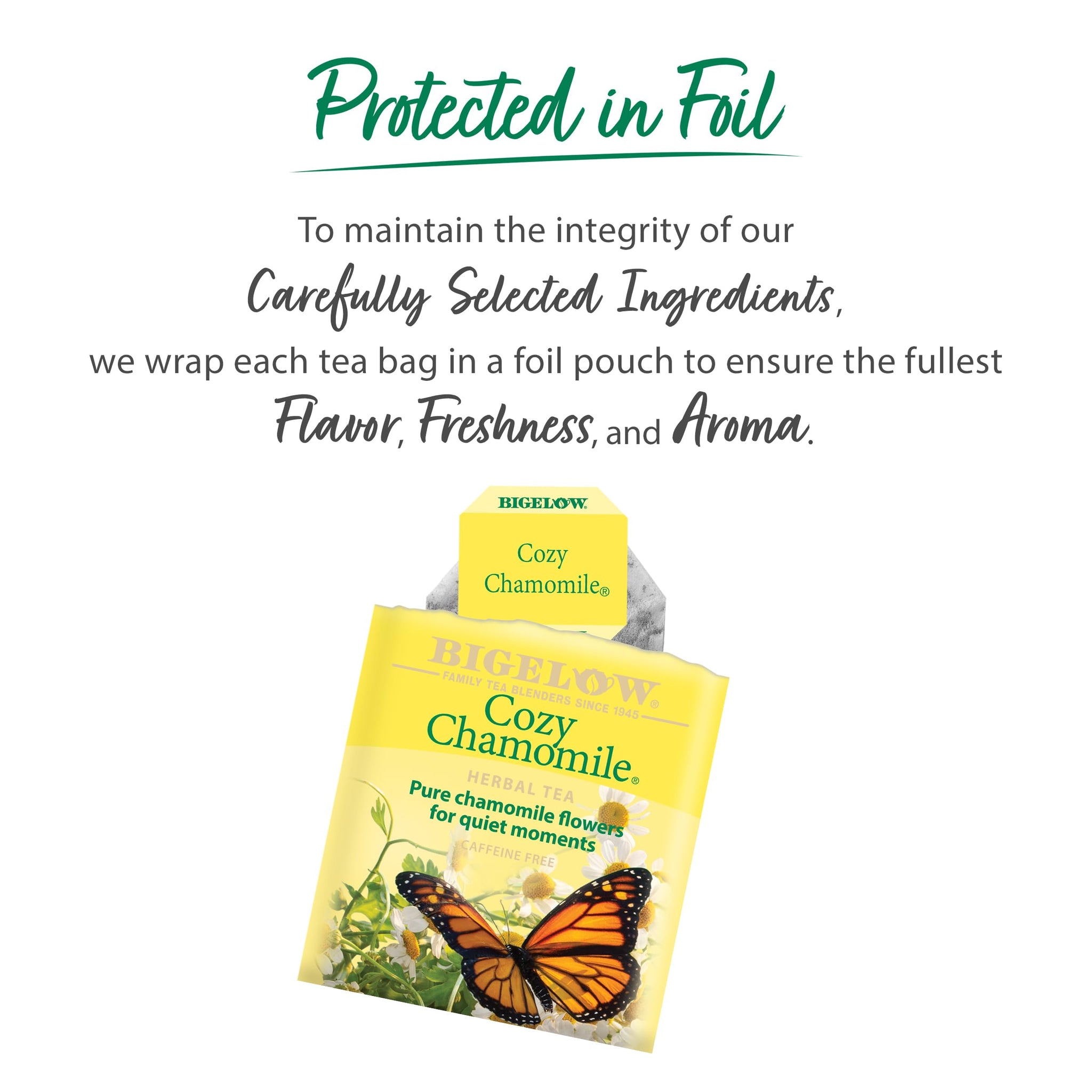 Bigelow Cozy Chamomile Herbal Tea Bags, 20 ct