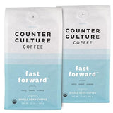 Counter Culture Whole Bean Coffee 2-Pack (Fast Forward - Light Roast) Nutty, Sweet, Creamy - Sustainably Sourced - B Corp Certified - Whole Coffee