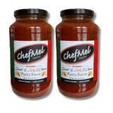 ChefMel’s Zesty Three Cheese Pasta Sauce - Creamy Sweet Tomato Sauce with a Bold Blend of Cheeses - Handcrafted in Small Batches - Gluten-Free - Great