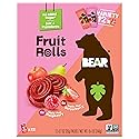 Bear Strawberry Raspberry Fruit Rolls Variety Pack, 8.4 OZ