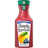 Simply Lemonade with Blueberry All Natural, 52 Fl Oz Bottle