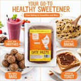 Date Lady Organic Date Paste (2.2 lbs) | 1 Ingredient: 100% Organic Dates | Vegan, Paleo, Gluten Free & Kosher | No Added Sugar | Substitute for Sugar