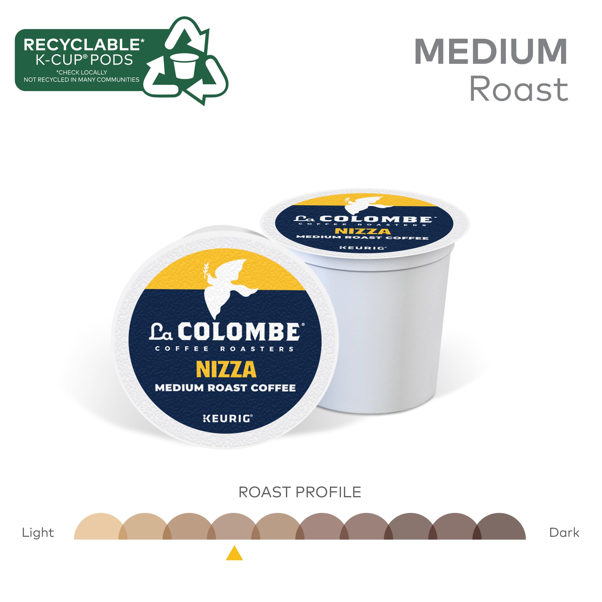 La Colombe® Coffee Roasters Nizza Medium Roast Coffee, Single Serve Keurig® K-Cup® Pods, 20 Count Box