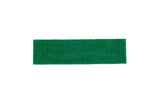 Rubbermaid Commercial Products 18 inch Adaptable Flat Mop Microfiber Pad Green for Janitorial/Professional Cleaners and Light-Duty Cleaning/Mopping