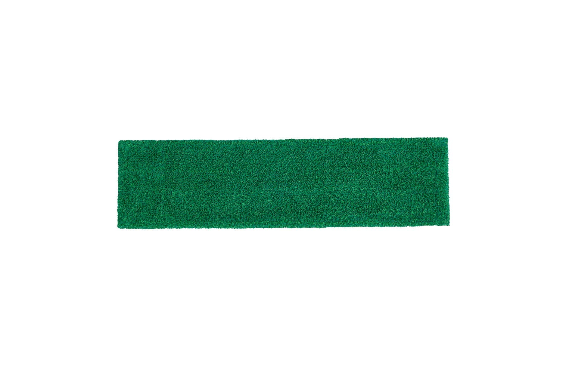 Rubbermaid Commercial Products 18 inch Adaptable Flat Mop Microfiber Pad Green for Janitorial/Professional Cleaners and Light-Duty Cleaning/Mopping