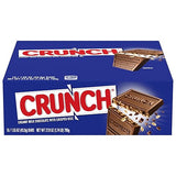 CRUNCH Full-Size Candy Bar, Creamy Milk Chocolate with Crunchy Crisped Rice, Single Bar, 1.55 oz