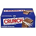 CRUNCH Full-Size Candy Bar, Creamy Milk Chocolate with Crunchy Crisped Rice, Single Bar, 1.55 oz