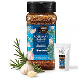 Rosemary Garlic Seasoning (6.25 oz) | Gourmet Blend, Rosemary, Onion & Lemon Peel | Perfect for Chicken, Turkey, Pork, Veal, Lamb, Pasta & Garlic