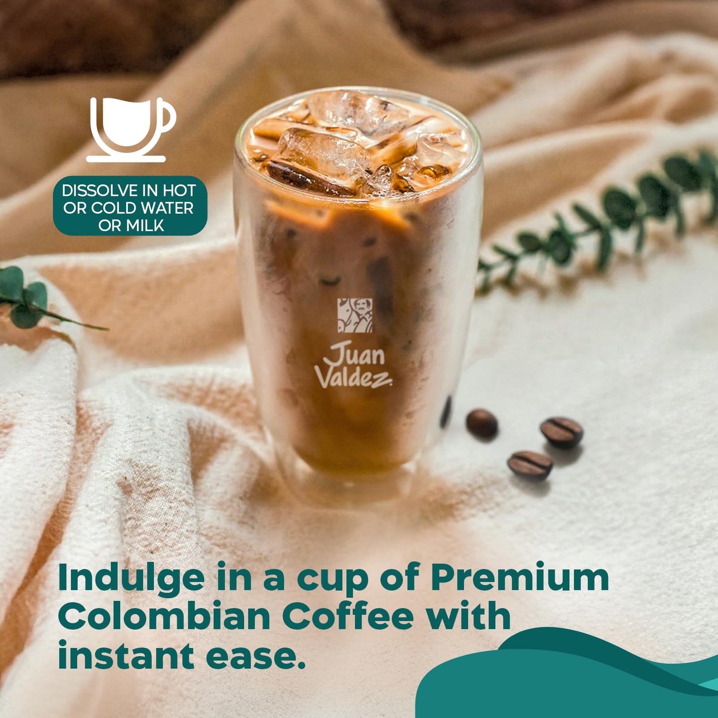 Juan Valdez Decaffeinated Freeze Dried Coffee | 100% Colombian Arabica Beans | 100% Colombian Coffee | 3.5 oz / 100 gr Jar | Rich Flavor, Naturally