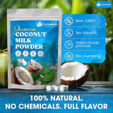 20oz (1.25 lbs) Coconut Milk Powder, 100% Natural, Unsweetened, Perfect for Cake, Coffee, Tea, Creamer Alternative, No Additives, No Gluten, Vegetarian