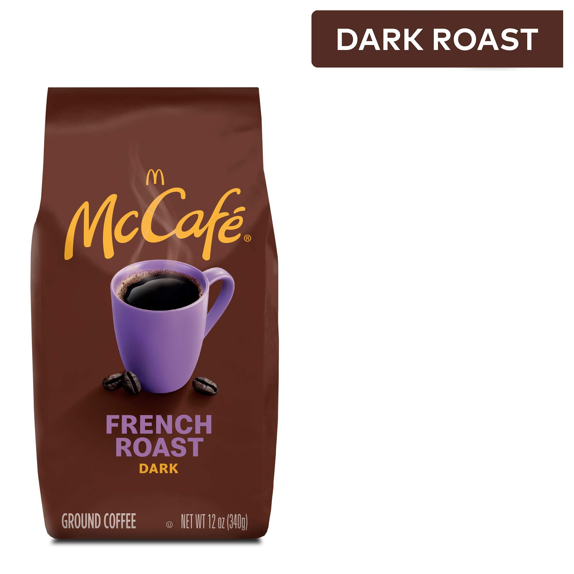 McDonalds McCafe Premium Roast Ground Coffee Bag 12.oz (Pack of 2) (Breakfast Blend - Light)