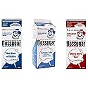 BeeQ BOX - (Pack of 3) Cotton Candy Flossugar Mix Flavors | 3 Different Flavors : Boo Blue, Birthday Cake and Cherry Berry | 1/2 Gallon Cartons