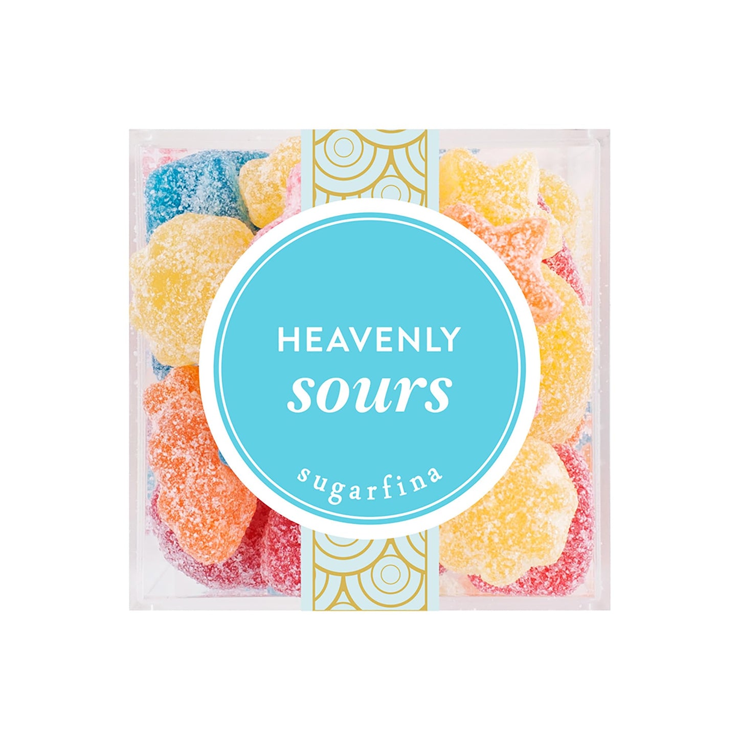 Sugarfina Heavenly Sours Perfect 10 Party Pack, Gummies, Small Candy Cubes, 3.2 oz, 10 Count