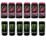 LUV BOX- variety Energy drink 16 oz. pack of 12 , VENOM BLACK MAMBA ENERGY DRINK , MONSTER ENERGY CANS .By Evaxo