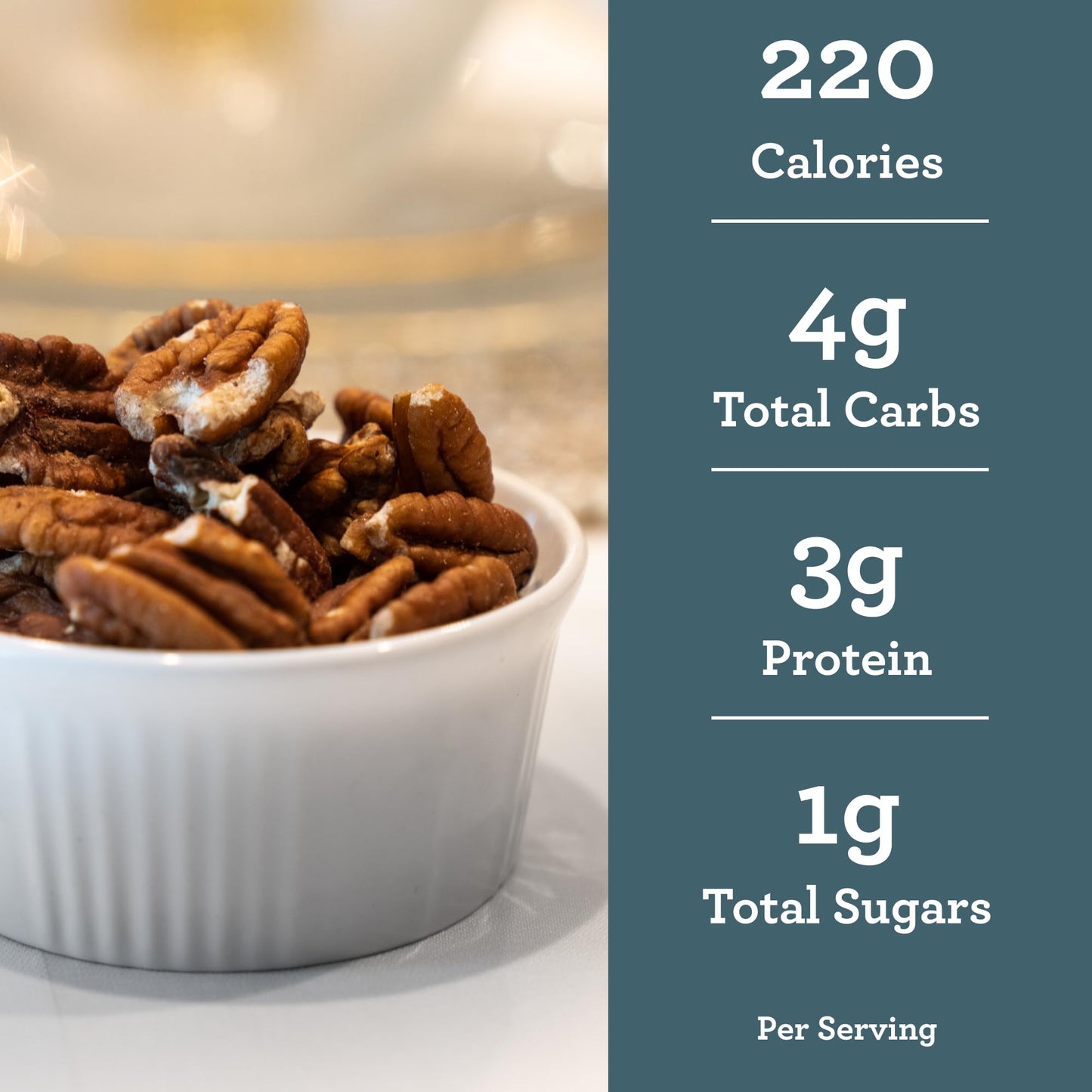 HUDSON PECAN COMPANY | Fresh Fancy Roasted Georgia Pecans | Perfectly Roasted & Salted, Kosher Certified | Gourmet & Flavorful Snack for Baking