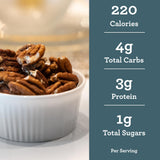 HUDSON PECAN COMPANY | Fresh Fancy Roasted Georgia Pecans | Perfectly Roasted & Salted, Kosher Certified | Gourmet & Flavorful Snack for Baking