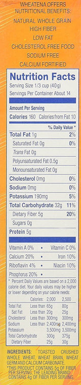 Wheatena Wheat Cereal, 20 Ounce - 12 per case.