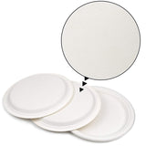 Green Earth - Natural Bagasse (Sugarcane Fiber) Tree Free 9" Paper Plate / Biodegradable / Compostable (500 Counts Disposable Plates?