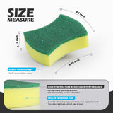 Kitchen Cleaning Sponges,96 Pack Eco Non-Scratch for Dish,Scrub Sponges.