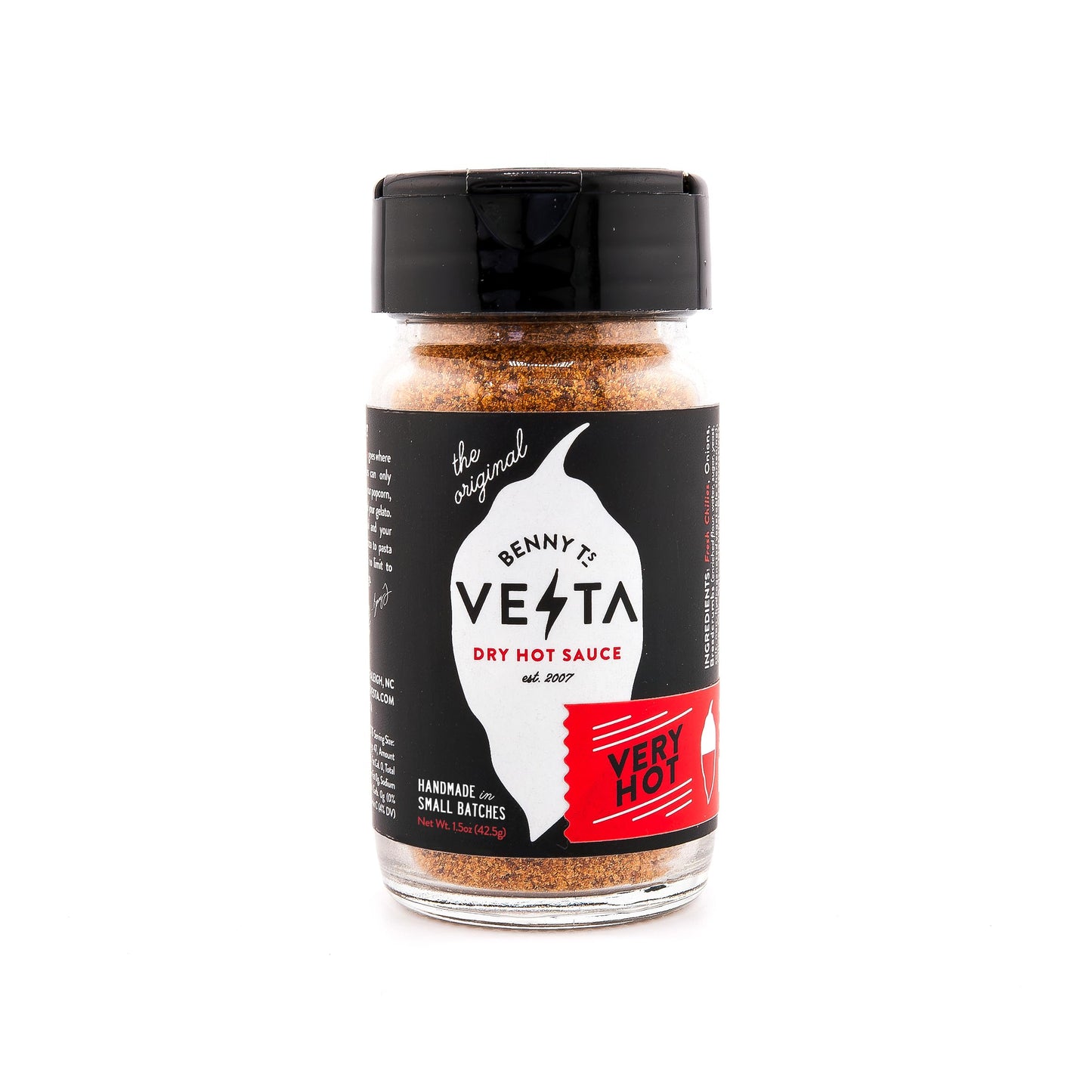 Benny T's Vesta - VERY HOT - Dry Hot Sauce (Habanero & Scotch Bonnet)