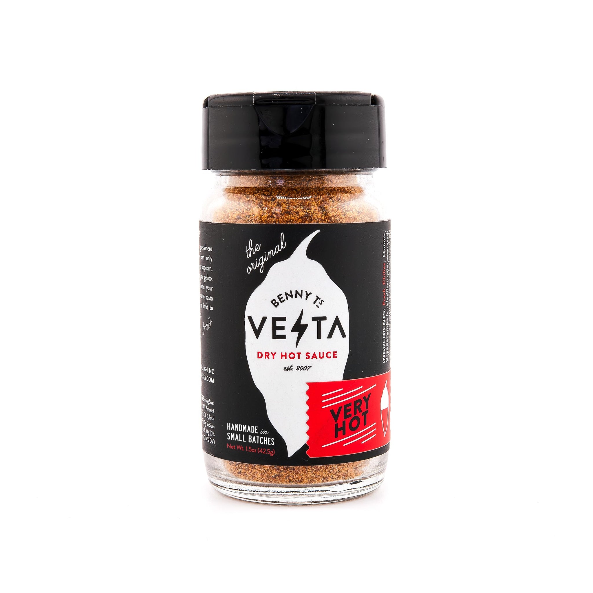 Benny T's Vesta - VERY HOT - Dry Hot Sauce (Habanero & Scotch Bonnet)