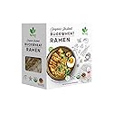 Big Green Organic Food - Organic Instant Buckwheat Ramen, USDA Organic, Add Directly to Broth, Ready to Eat Meals, Air-Dried, Non-Fried (1 Box)