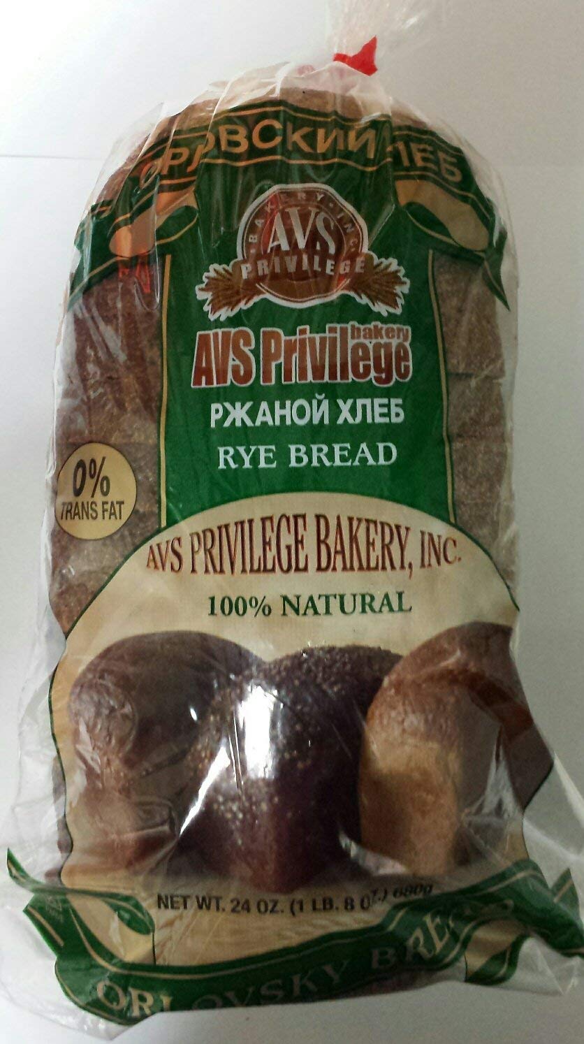 Russian Orlovsky Rye Bread Pack of 2
