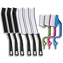 9 Pcs Crevice Cleaning Brush, Bathroom Gap Brush, Hand-held Groove Gap Cleaning Tools, Multifunctional Crevice Gap Small Cleaning Brush Tool, Shutter