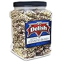 Gourmet Viennese Crunch by Its Delish - 2 LBS Jumbo Reusable Container (32 Oz Jar) - Premium Dark Chocolate Coated With Chopped Nuts Hard Candy Bulk