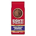 Eight O'Clock Coffee Dark Italian Espresso, Dark Roast Ground Coffee, 100% Arabica, Bold & Chocolaty, 30 Ounce (Pack of 1)
