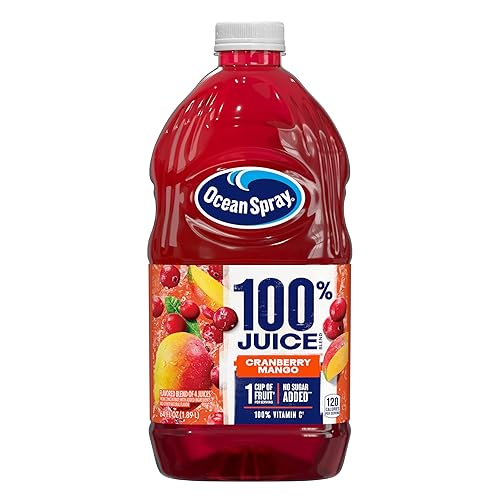 Ocean Spray® 100% Juice Cranberry Mango Juice Blend, 64 Fl Oz Bottle