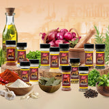 Lieber's Spice Set, Starter Seasoning & Herb 12 Piece Gift Set, Onion & Garlic Powder, Black, White, Crushed Red Pepper, Paprika, Oregano, Basil
