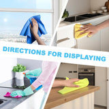 INFICRIME Microfiber Cleaning Cloths, 15 Pack Cleaning Rags, Wet and Dry Use Cleaning Towels, Highly Absorbent and Soft Feel, Lint Free, Streak Free