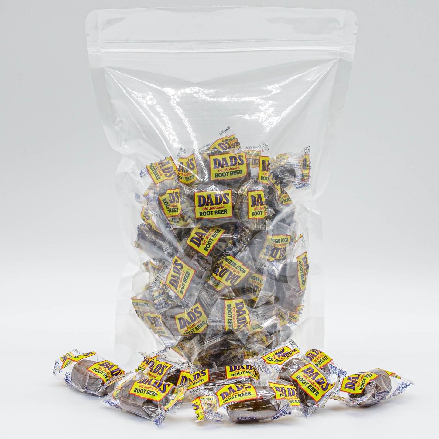 DAD'S ROOT BEER BARRELS Hard Candy 2 lb - Bulk Bag, Old Fashioned, Original Flavor, Individually Wrapped (100 Pieces)
