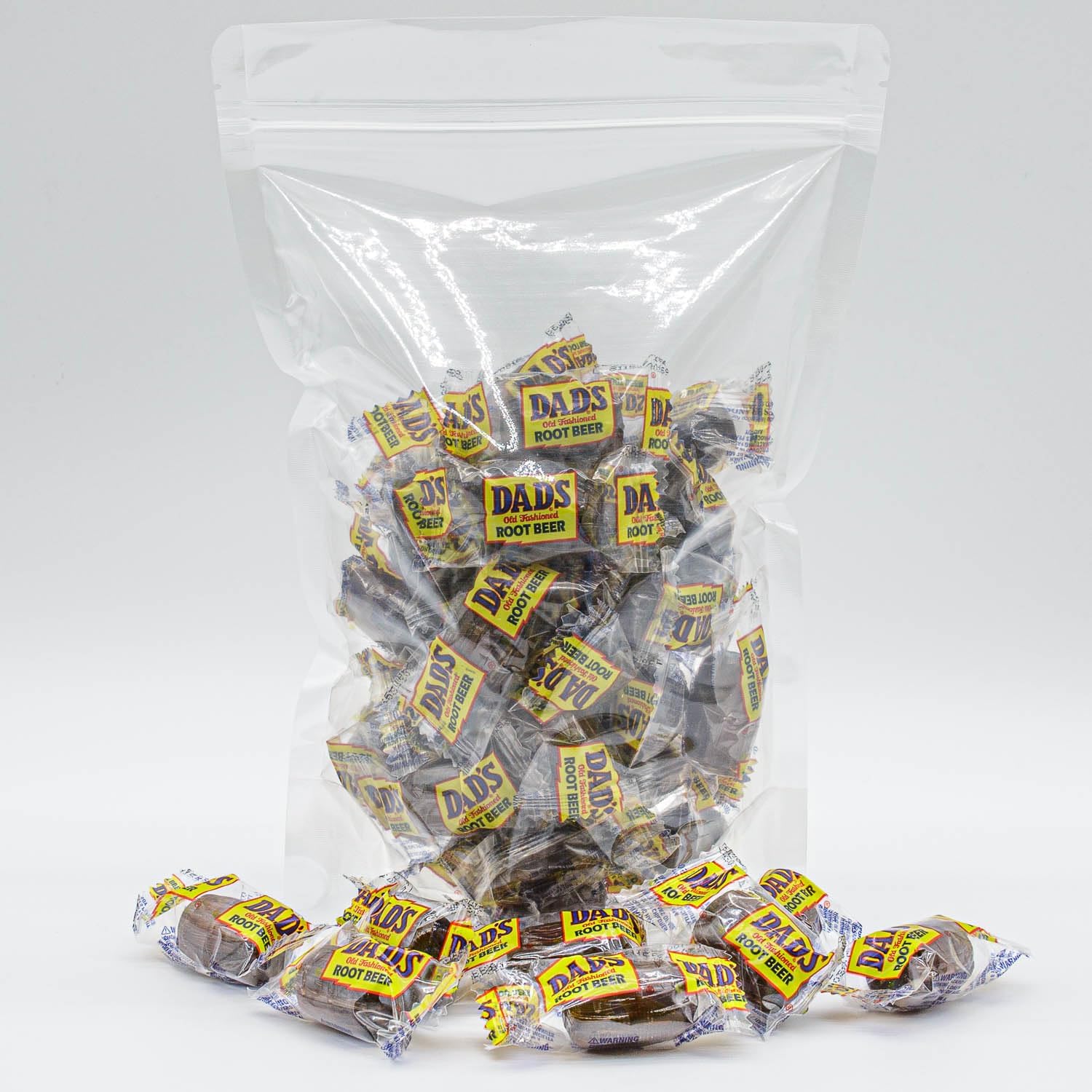 DAD'S ROOT BEER BARRELS Hard Candy 2 lb - Bulk Bag, Old Fashioned, Original Flavor, Individually Wrapped (100 Pieces)