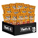 That’s it. Fruit Crunchables Apple + Cinnamon Crisps, 15-Pack - 100% Plant-Based Fruit Snacks for Kids, Non-GMO, Gluten-Free, No Added Sugar
