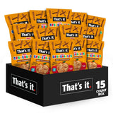 That’s it. Fruit Crunchables Apple + Cinnamon Crisps, 15-Pack - 100% Plant-Based Fruit Snacks for Kids, Non-GMO, Gluten-Free, No Added Sugar