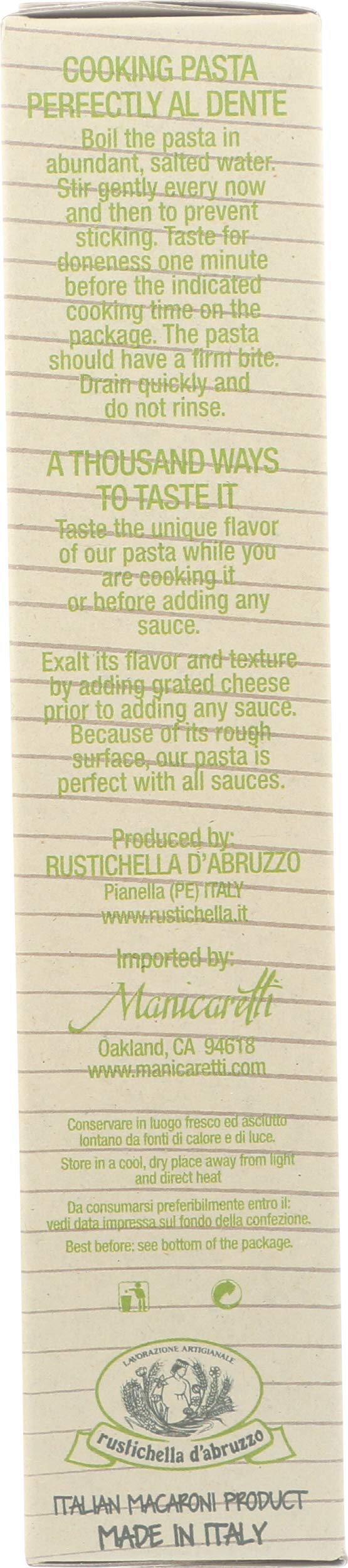 RUSTICHELLA Pasta Fusilli Green Pea, 8.8 OZ