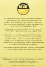 Authentic Donut Shop Blend Decaf Vanilla Hazelnut Single Serve Cups for Keurig K Cup Brewers, 24 Count