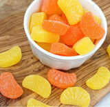 Orange & Lemon Citrus Slices - 1 lb Bulk Jelly Fruit Slices - Classic Orange Slice & Lemon Slice Treat - Sweet Sugar-Coated Citrus Snack for Candy