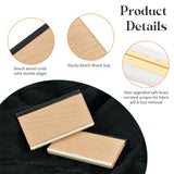 Cashmere Comb - Double Edge Sweater Pill Remover, Beech Wood Fabric Fuzz & Lint Remover for Wool, Cashmere, Knitwear & Home Textiles(2 Pcs)