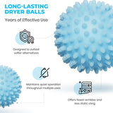 Handy Laundry Reusable Laundry Dryer Balls - A Natural Alternative to Fabric Softener, Reduce Drying Time and Save on Energy, Soft Fluffy Clothes