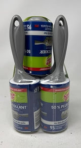 Scotch Brite 3M Lint Roller 50 % Sticker 5 Pk/95 Sheets (Net Sheet 475 ), 475Count